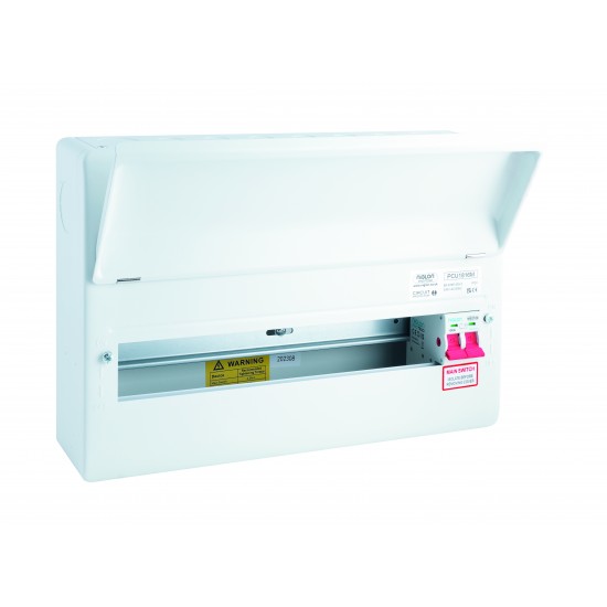 NIGLON PROTEGO 18 MODULE 16 WAY CONSUMER UNIT WITH 100A ISOLATOR