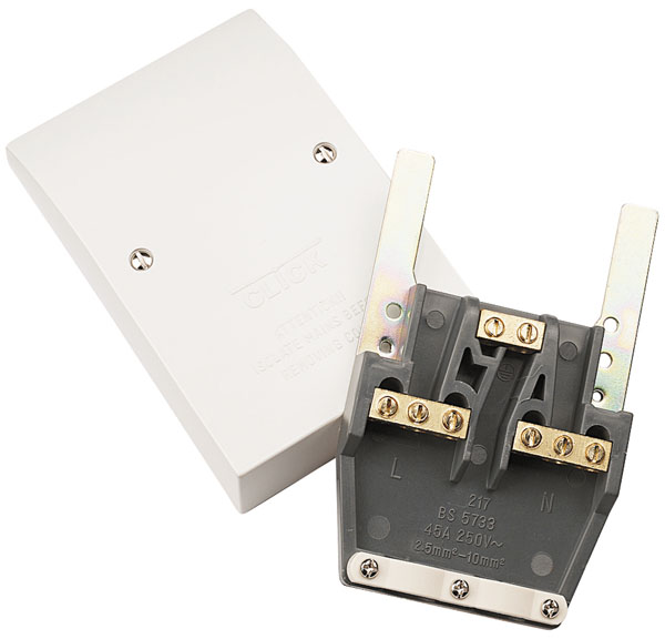 CLICK 45A DUAL OUTLET PLATE