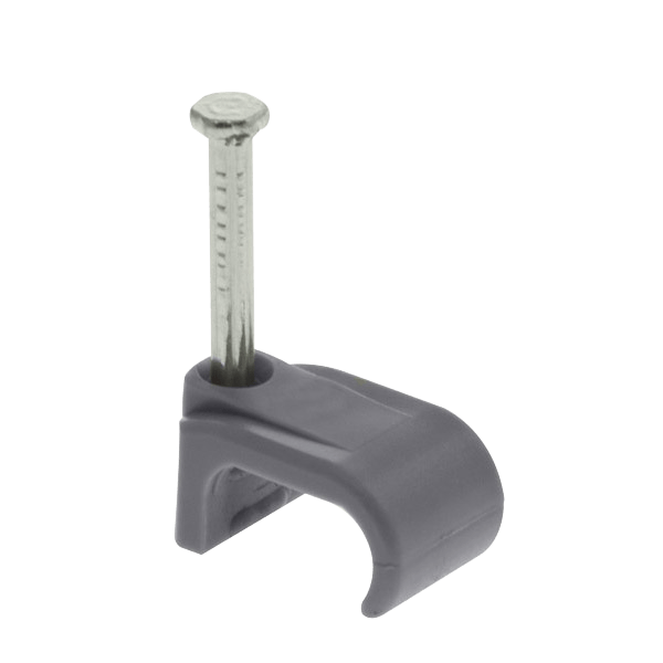 FLAT T&E CLIP GREY 1-1.5MM (100)