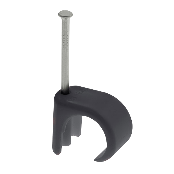 7-10MM BLACK ROUND CLIPS (BOX-100)