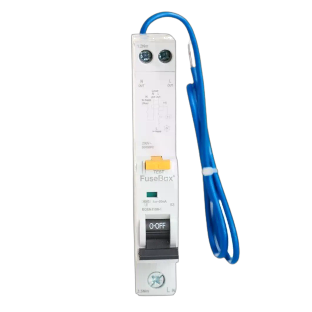 FUSEBOX 50A B CURVE 10ka RCBO 