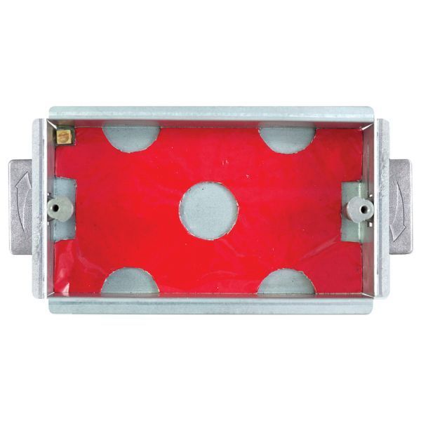2G 35MM GALVANISED 90MIN FIRE RATED BACK BOX 
