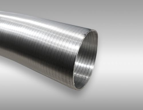 VERPLAS 102mm X 3m ROUND SEMI - RIGID ALUMINIUM DUCTING 