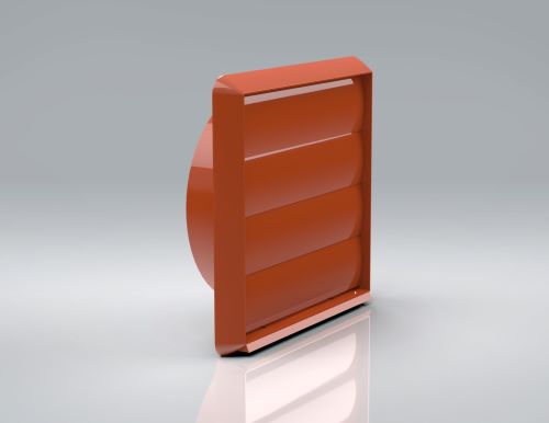 VERPLAS 150MM GRAVITY GRILLE TERRACOTTA
