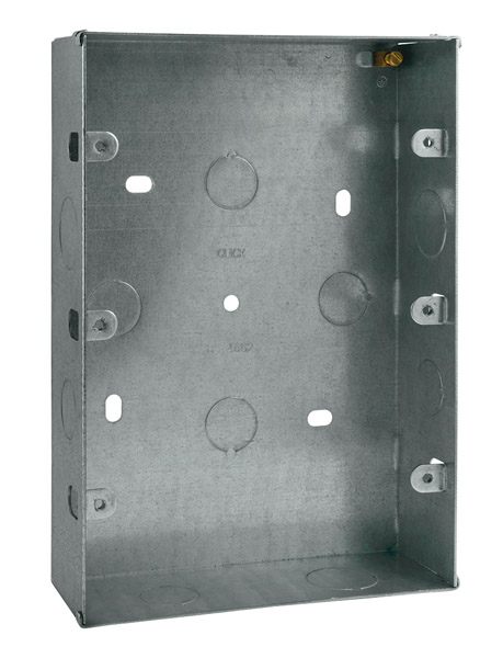 CLICK GRID PRO 9 & 12 GANG FLUSH MOUNTED BACK BOX 47MM