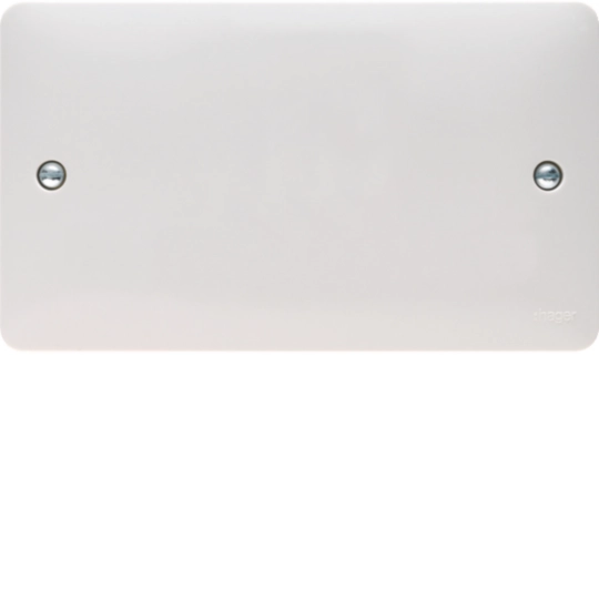 HAGER SOLLYSTA DOUBLE BLANK PLATE