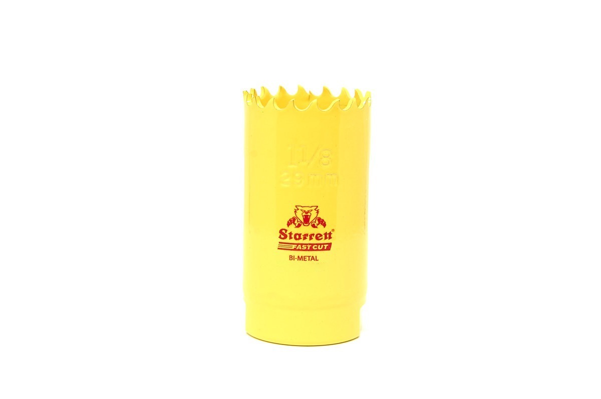 STARRETT 29MM FASTCUT BI-METAL HOLESAW
