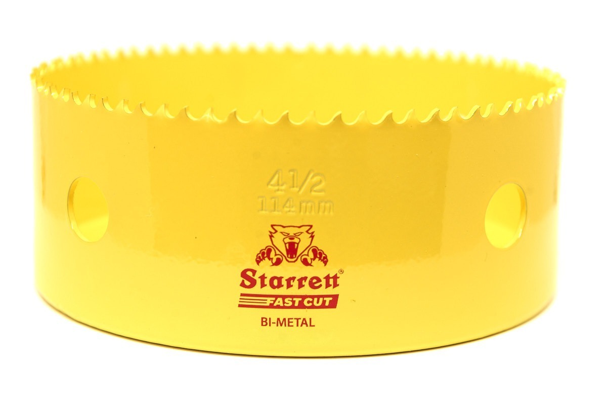 STARRETT 114MM FASTCUT BI-METAL HOLESAW