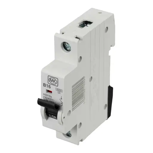 MK SENTRY MCB SINGLE POLE TYPE B 16A 230V B16