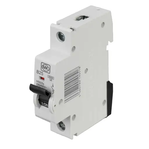 MK SENTRY MCB SINGLE POLE TYPE B 25A 230V B25