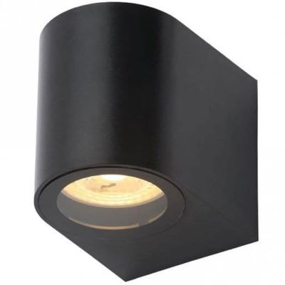 COAST RANGE IONA WALL DOWN LIGHT, BLACK POLYCARBONATE, 2X5W MAX LED GU10, CLASS 2
