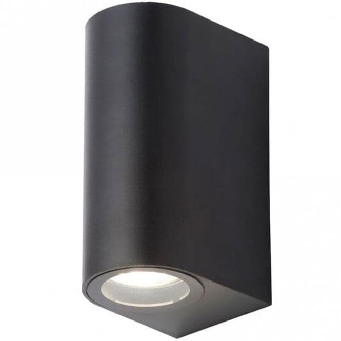 COAST RANGE IONA UP/DOWN WALL LIGHT, BLACK POLYCARBONATE, 2X5W MAX LED GU10, CLASS 2