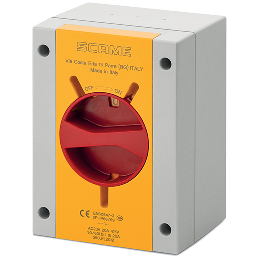 32A 4 POLE ROTARY ISOLATOR IP65