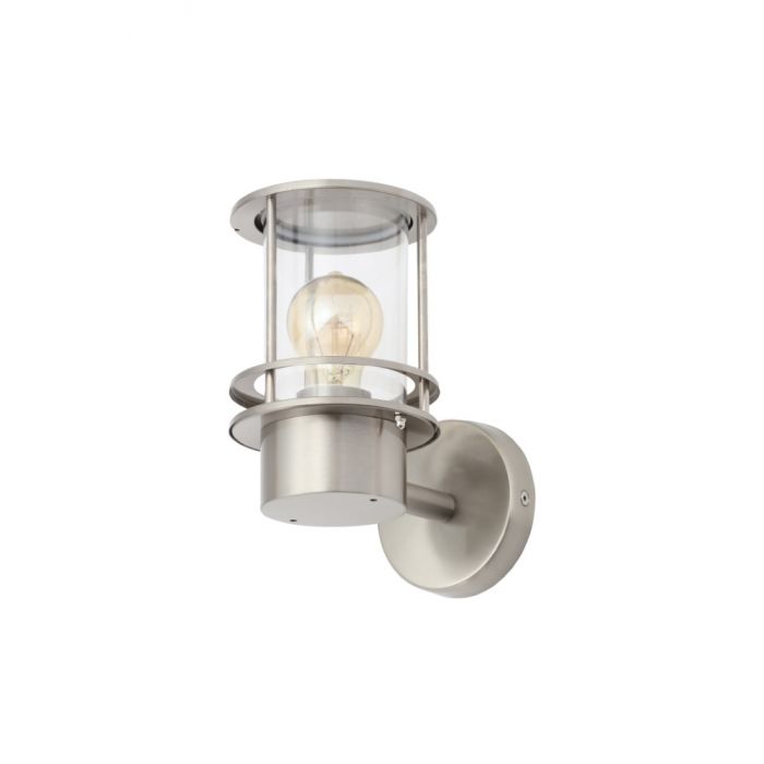 FORUM LEONIS STAINLESS STEEL WALL LANTERN