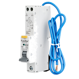 FUSEBOX 32A B CURVE 10ka RCBO 