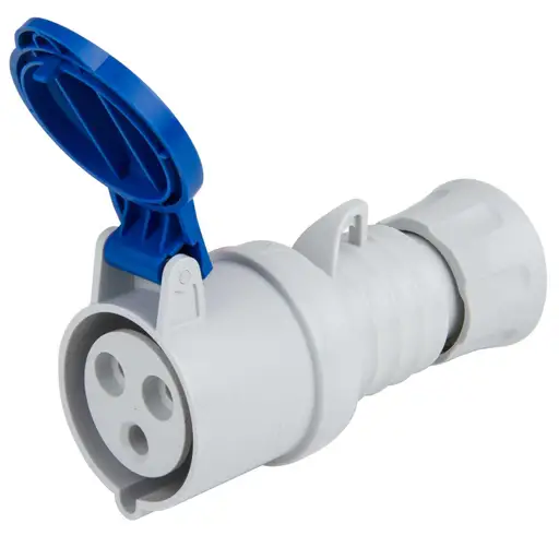 GEWISS CONNECTOR HP IP44 2P+E 32A  230V 6H