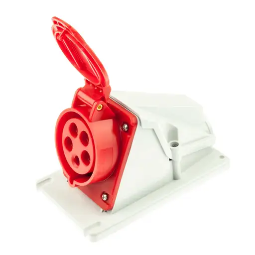 GEWISS 90° SURFACE SOCKET 3P+N+E 32A 400V 6H