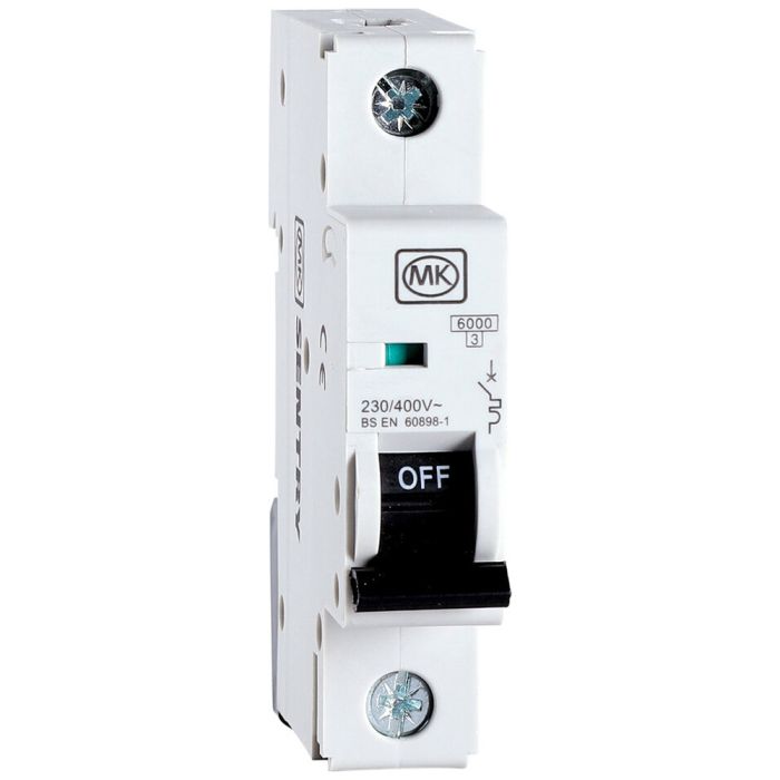 MK SENTRY MCB SINGLE POLE TYPE B 10A 230V B10