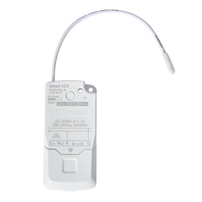 FORUM KINETIC 1 CHANNEL RF + WIFI SMART DIMMABLE, ON/OFF RECIEVER, MAX 10A / 1000W LED