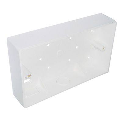 GREENBROOK 2 GANG 32MM DEEP MALUABLE BOX 