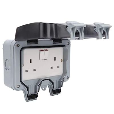 CASTLEC WEATHERPROOF IP65 DOUBLE SOCKET 